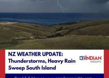 NZ-WEATHER-UPDATE-Thunderstorms-Heavy-Rain-Sweep-South-Island
