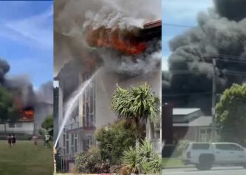 Major-Fire-Blaze-at-Taupo-High-School-Contained