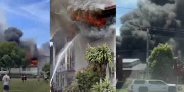 Major-Fire-Blaze-at-Taupo-High-School-Contained