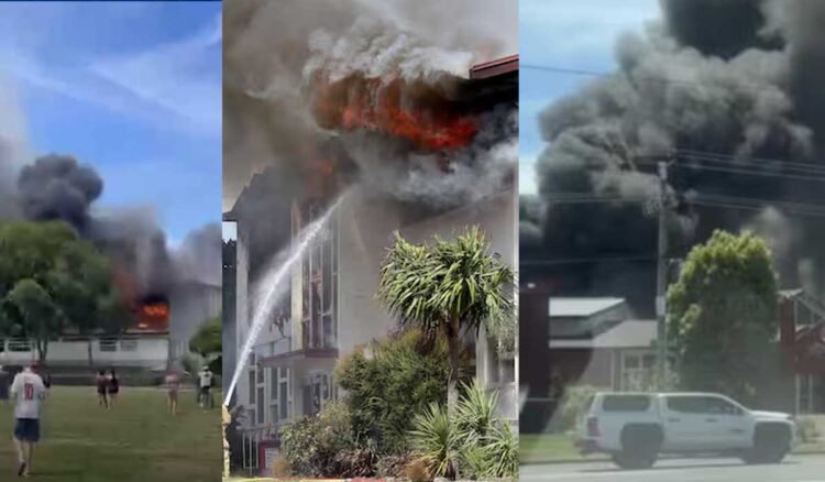 Major-Fire-Blaze-at-Taupo-High-School-Contained