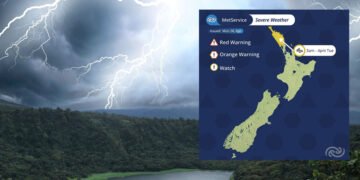 MetService Issues Heavy Rain Warning for Northland as Subtropical Low Nears