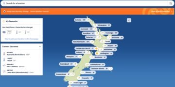MetService Issues Major 44-Hour Rain Warning for South Island Ahead of Long Weekend